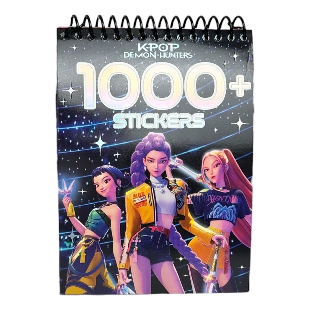 2026 Kpop Demon Hunters 1000 Plus Stickers Brand New Sticker Book Collection